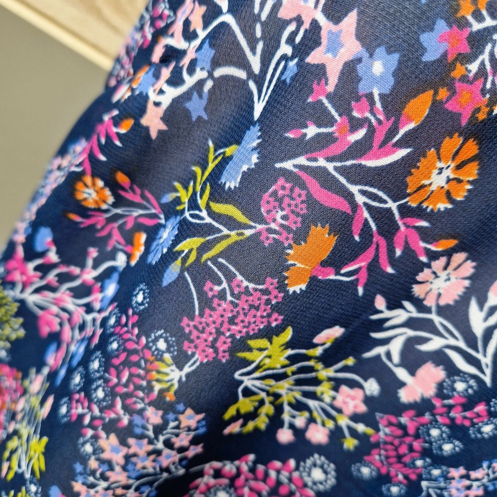 Bleu bonheur floral sheer tank top Size 38 – photo 3